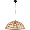Brilliant CROSSTOWN Pendant Light Dark wood, black, 1-light source