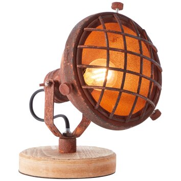 Brilliant MILA Table lamp rust-coloured, 1-light source