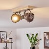 HERFORD Ceiling Light Light wood, 2-light sources
