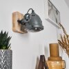 HERFORD Wall Light grey, Light wood, 1-light source