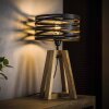 BEILEN Table lamp Dark wood, 1-light source