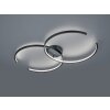 Ceiling Light Trio Leuchten WIZ CITIZEN LED black, 2-light sources, Remote control, Colour changer