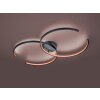 Ceiling Light Trio Leuchten WIZ CITIZEN LED black, 2-light sources, Remote control, Colour changer
