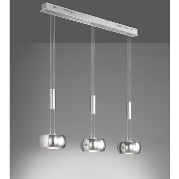 Fischer & Honsel  COLETTE Pendant Light LED matt nickel, 3-light sources
