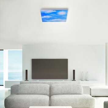 Leuchten-Direkt CLOUD Ceiling Light LED white, 1-light source, Remote control