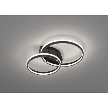 Fischer & Honsel  NOMADE Ceiling Light LED black, 2-light sources