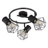 Globo PRISKA Spotlight black, 3-light sources