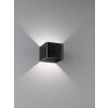 Fischer & Honsel  DAN Wall Light LED black, 1-light source