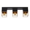 Ceiling Light Lucide RIXT black, 3-light sources