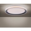 Leuchten-Direkt LOLASMART_DISC Ceiling Light LED black, 1-light source, Remote control, Colour changer