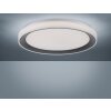 Leuchten-Direkt LOLASMART_DISC Ceiling Light LED black, 1-light source, Remote control, Colour changer