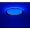Leuchten-Direkt LOLASMART_DISC Ceiling Light LED black, 1-light source, Remote control, Colour changer