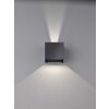 Fischer & Honsel  WALL Wall Light LED black, 2-light sources