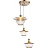 Globo NEVIS Pendant Light bronze, 3-light sources