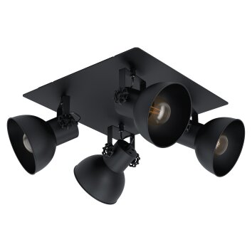 Eglo BARNSTAPLE Ceiling Light black, 4-light sources