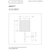 Lucide BASKETT Wall Light black, 1-light source