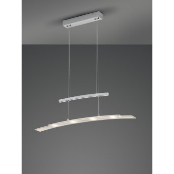 Reality SAMOS Pendant Light matt nickel, 4-light sources