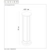 Lucide CADIX bollard light black, 1-light source