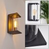LESOTHO Outdoor Wall Light black, 1-light source