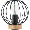 Brilliant SORANA Table lamp Dark wood, black, 1-light source