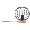 Brilliant SORANA Table lamp Dark wood, black, 1-light source