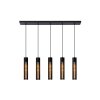 Lucide LIONEL Pendant Light black, 5-light sources