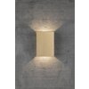 Nordlux FOLD Outdoor Wall Light LED brass, 2-light sources