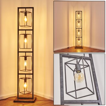 Floor Lamp Westbroek silver, 4-light sources