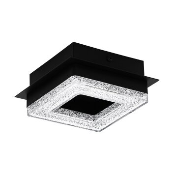 Eglo FRADELO Ceiling Light LED black, 1-light source