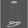 Paul Neuhaus ALESSA Pendant Light LED silver, 2-light sources, Remote control