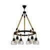 EGLO RAMPSIDE Pendant Light brown, black, 6-light sources