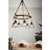EGLO RAMPSIDE Pendant Light brown, black, 6-light sources