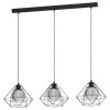 Eglo VERNHAM Pendant Light black, 3-light sources
