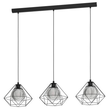 Eglo VERNHAM Pendant Light black, 3-light sources