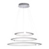 Paul Neuhaus ALESSA Pendant Light LED silver, 3-light sources, Remote control