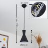 VIJES Pendant Light black, 1-light source