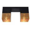 Lucide RENATE Ceiling Light black, 2-light sources