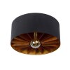 Lucide ZIDANE Ceiling Light brass, black, 1-light source