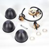 BANJUL Ceiling Light black, 3-light sources