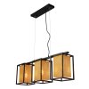 Lucide SANSA Pendant Light black, 3-light sources