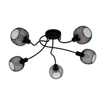 Eglo WRINGTON Ceiling Light black, 5-light sources