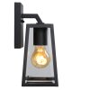 Lucide MATSLOT Outdoor Wall Light black, 1-light source