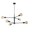 Lucide LESTER Pendant Light black, 6-light sources