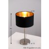 Eglo Maserlo table lamp matt nickel, 1-light source