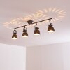 NANLIA Ceiling light grey, silver, 4-light sources