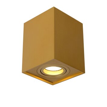 Lucide TUBE ceiling spotlight gold, brass, 1-light source