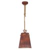 Eglo MEOPHAM Pendant Light rust-coloured, 1-light source