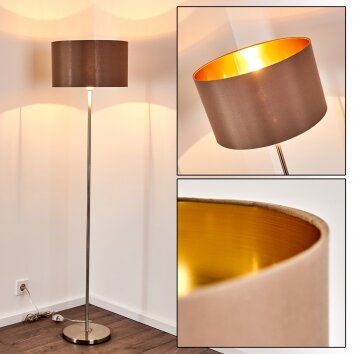 ELSA Floor Lamp matt nickel, 1-light source