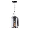 Lucide FERN Pendant Light black, 1-light source
