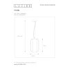 Lucide FERN Pendant Light black, 1-light source